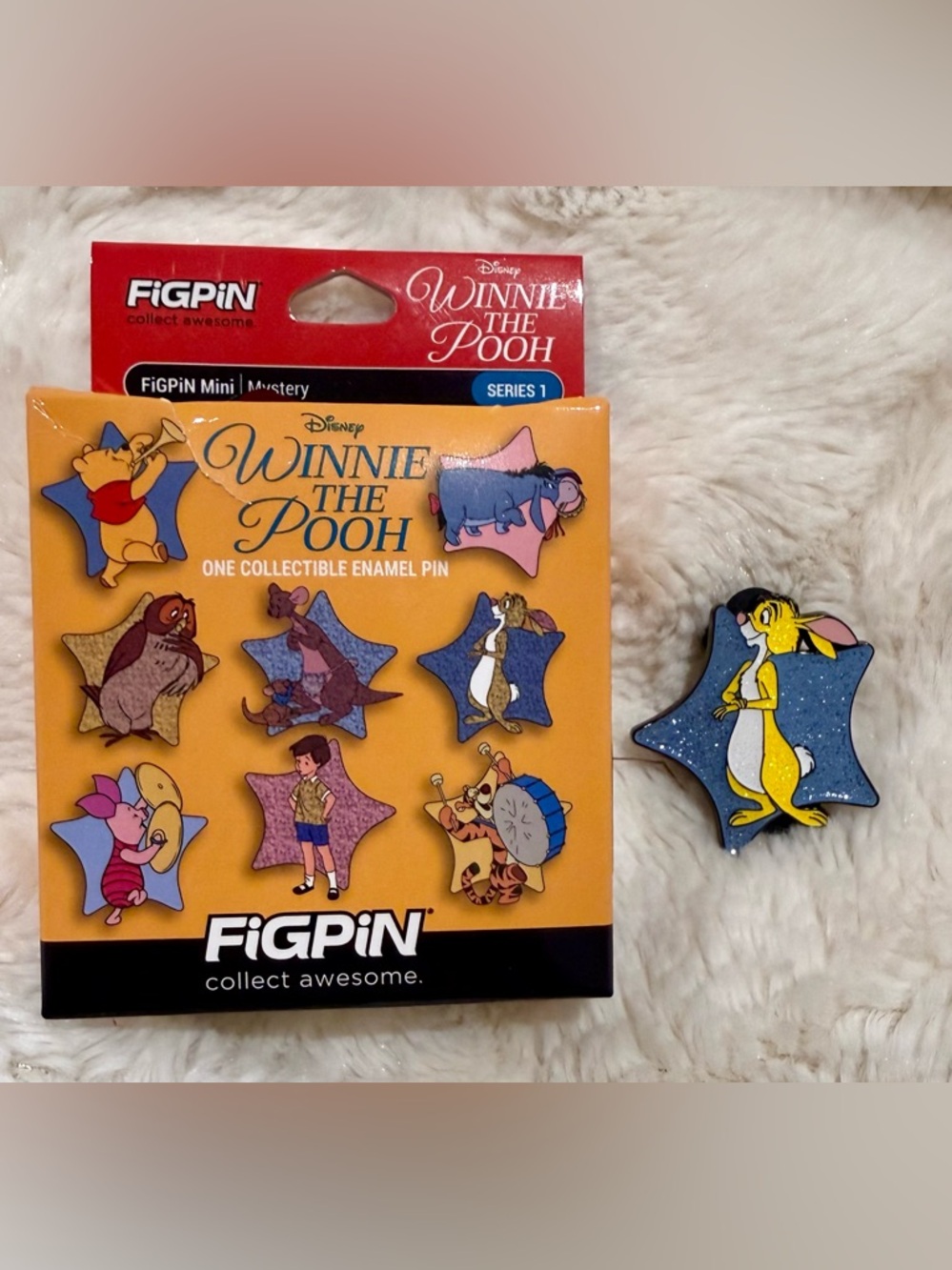 Rare FiGPiN Disney Winnie the Pooh Series 1 Blind Box Enamel Pin